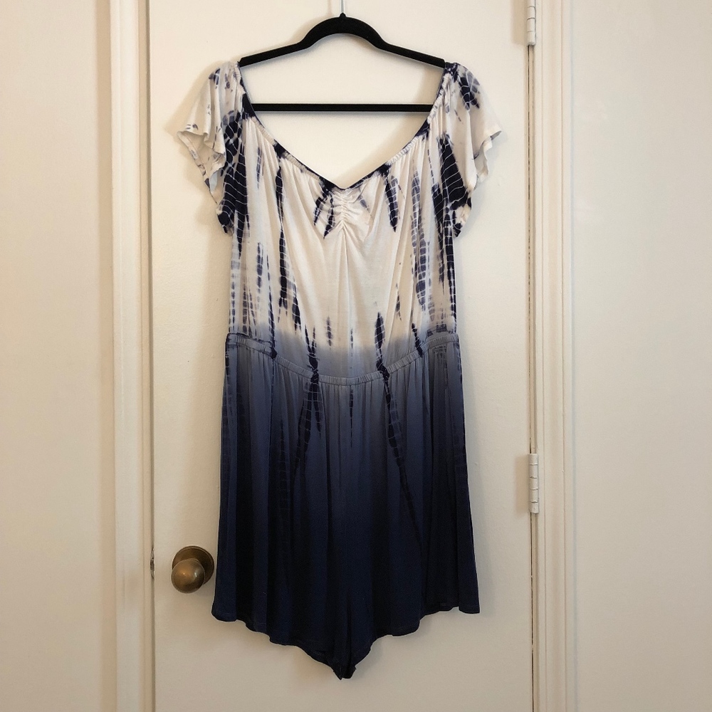 Off shoulder romper
